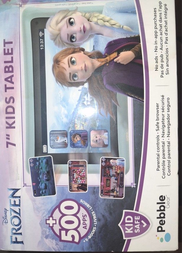 ×2 Disney Frozen Pebble Kids Tablet