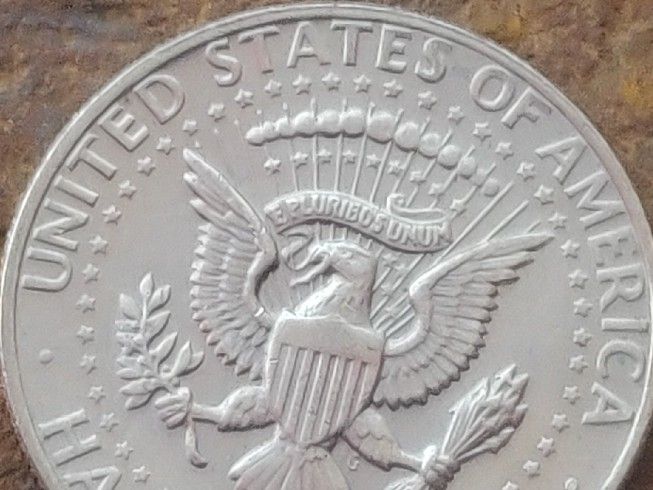 Half Of Dollar Coin 1973 Double Letters