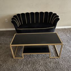 Table And Futon & kitchen Table 