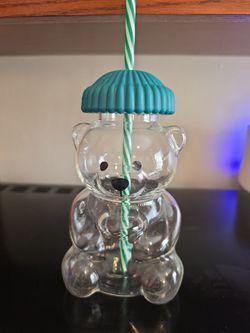 Teddy Bear Glass Cup