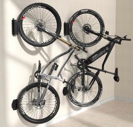 Housolution Swivel Bike Wall Mount [2 Pack], 150° Swivel Holds up to 66lbs Vertical Bike Rack Wall Hanger, Bike Hangers for Garage, Mountain Bike Wall