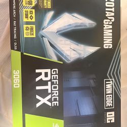 Zotac 3060 12gb Like New.