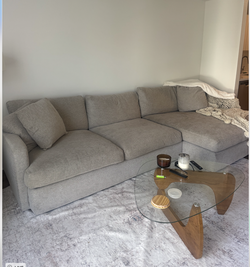 Living Spaces sectional