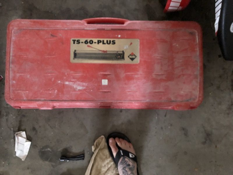 TS-60-PLUS RUBI MANUAL TILE CUTTER WITH HARD CASE AND MANUAL for sale