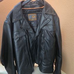 Leather Jacket & Chaps 