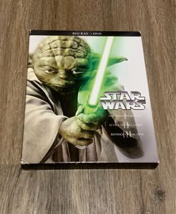 Star Wars Prequel Trilogy Bluray and DVD