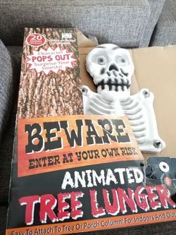 New Halloween Animated character POPS OUT Surprise your guest's