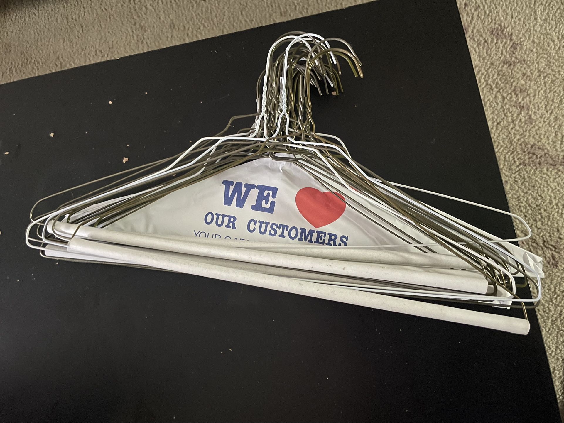 Used Wire Coat Hangers