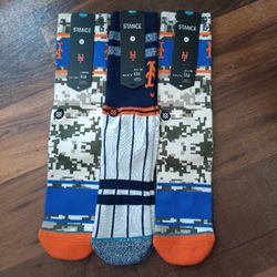 New York Mets Stance Socks Large (9-12)