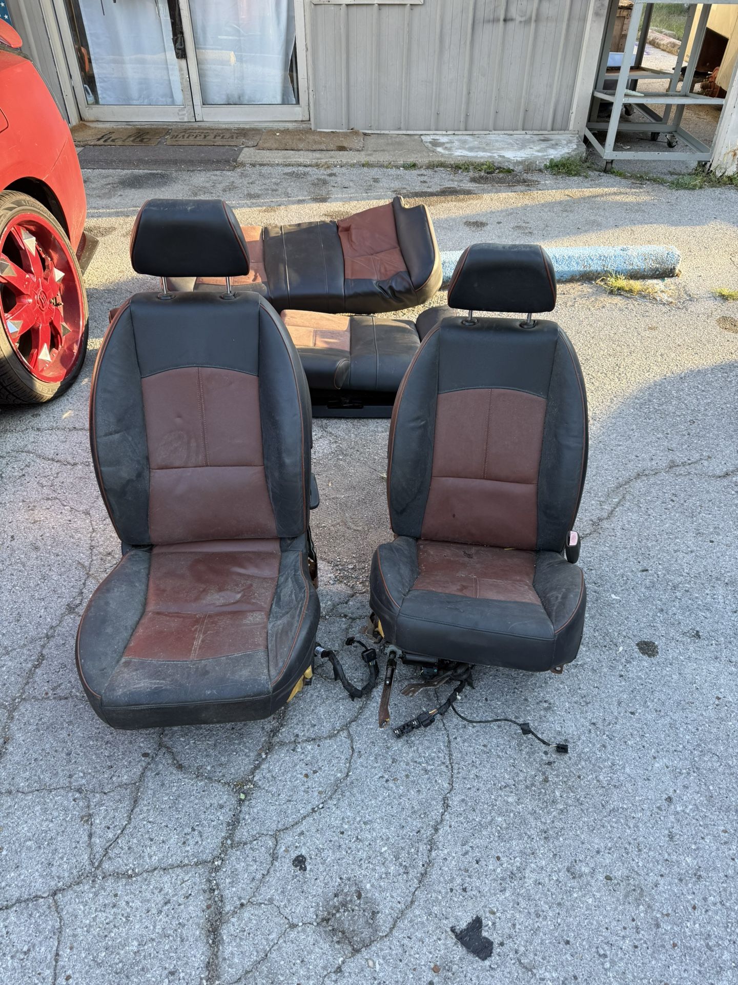 Front And Rear Seats Out Of A Chevy Malibu