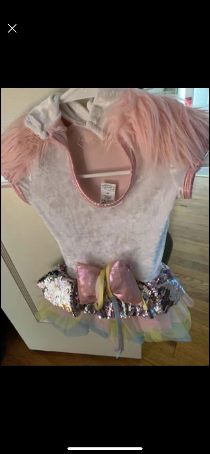 Unicorn costume for 4t-5t girls