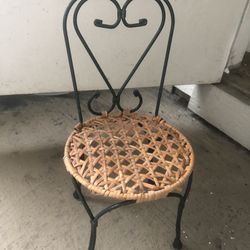 Chair Frame Metal Plant Stand