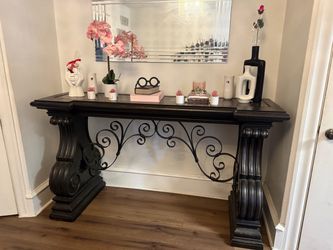 Italian wood heavy duty console table