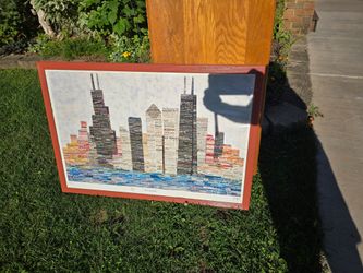 FREE Chicago Picture Frame. Pick-up in Aurora.