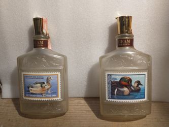 2 Vintage Jim Beam 50th Anniversary Bottle S