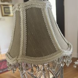 Set of 6 Elegant Vintage- Style Lampshades 