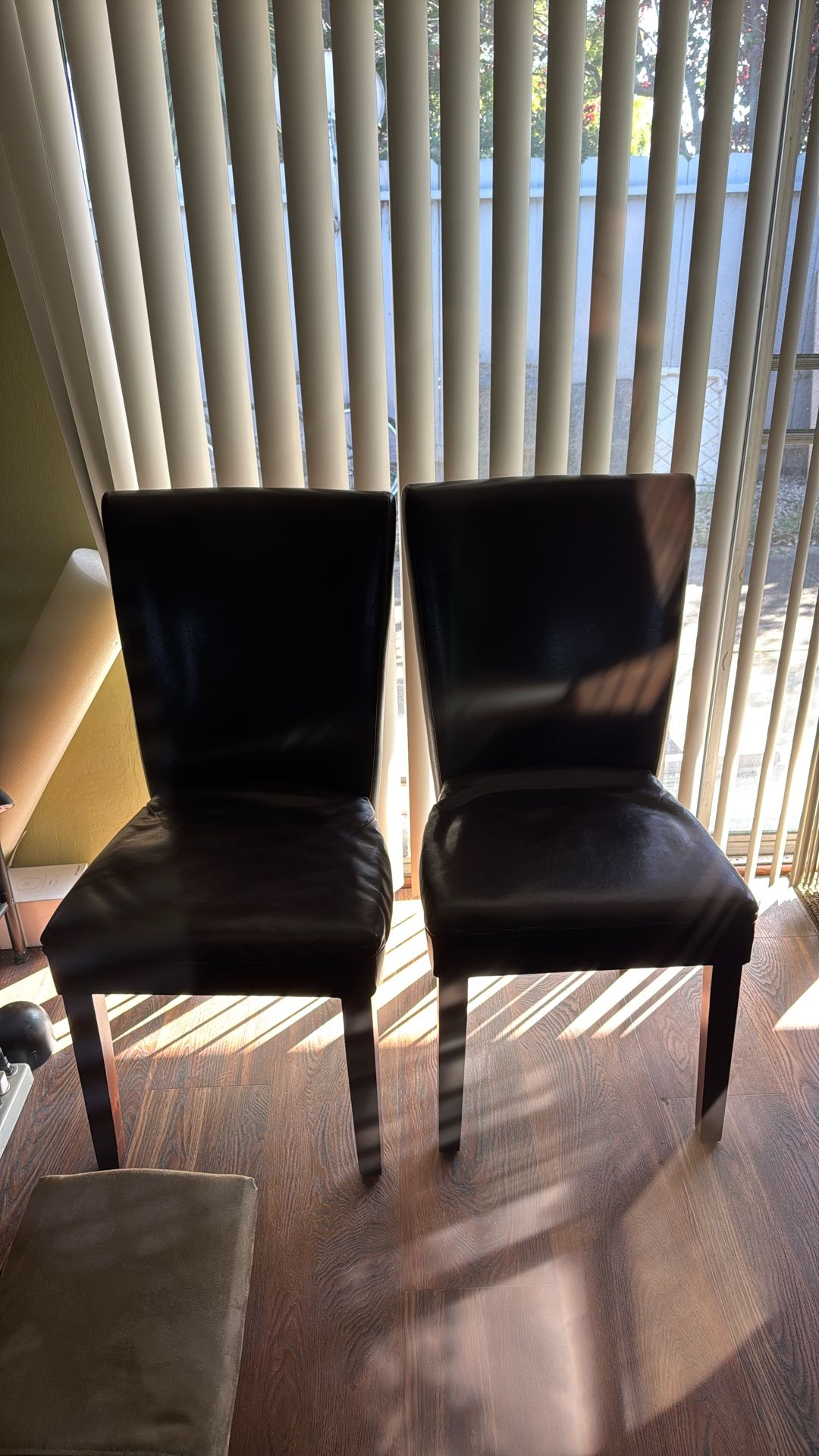 Sofa And Two Leather Chairs
