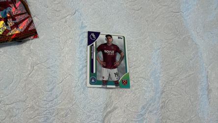 Topps Edson Álvarez West Ham Premier League Card