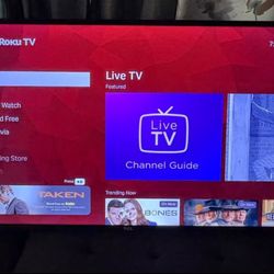 TCL 49” 4K UltraHD Roku Smart LED TV (No stand)