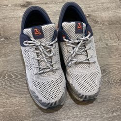 Zeba Handsfree Men's Size 13 Gray Steel Navy Slip-On Athletic Sneakers 👟 