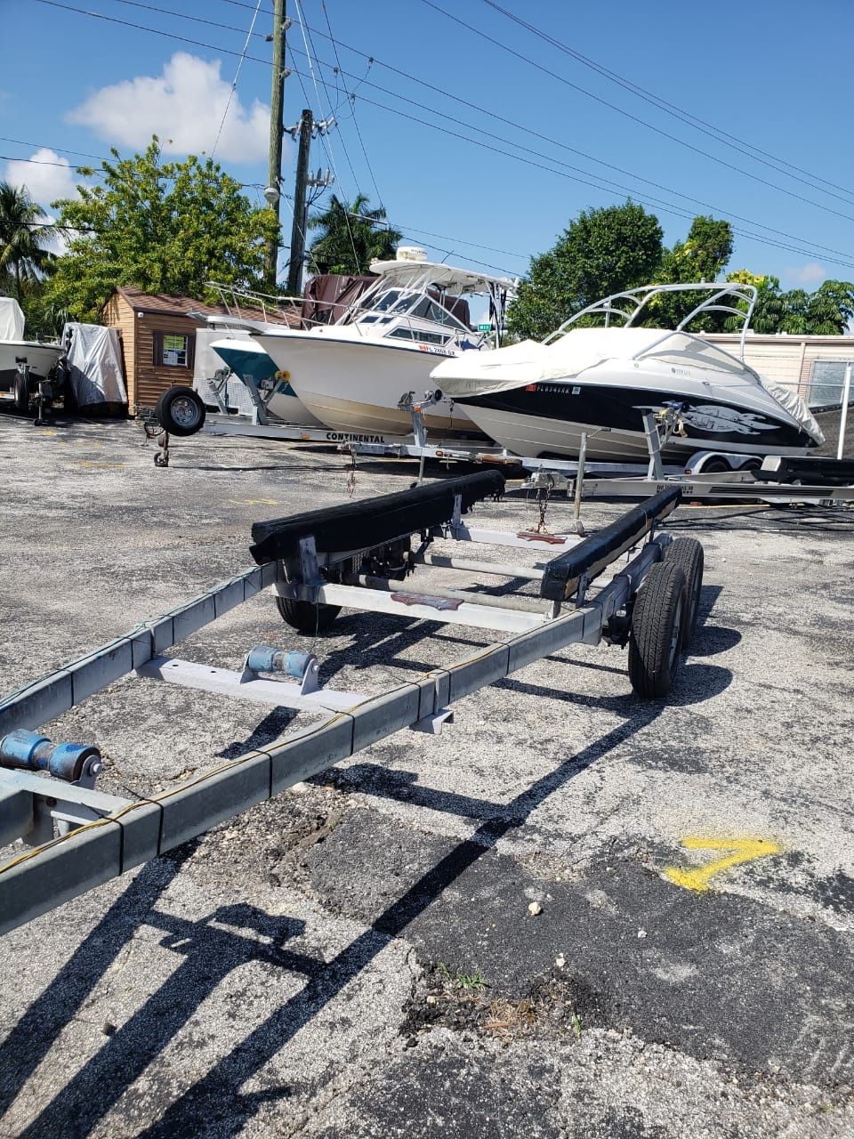 Boat trailer 24 tandem axle