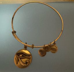 Alex & Ani gold Eye of Horace bracelet