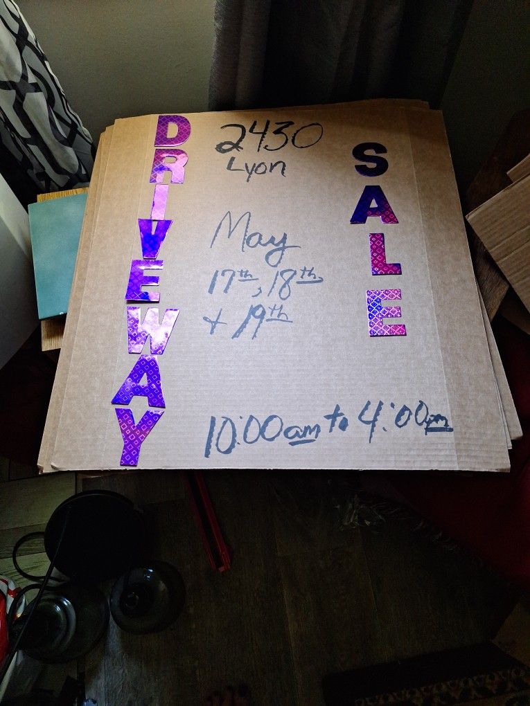 Driveway Sale
