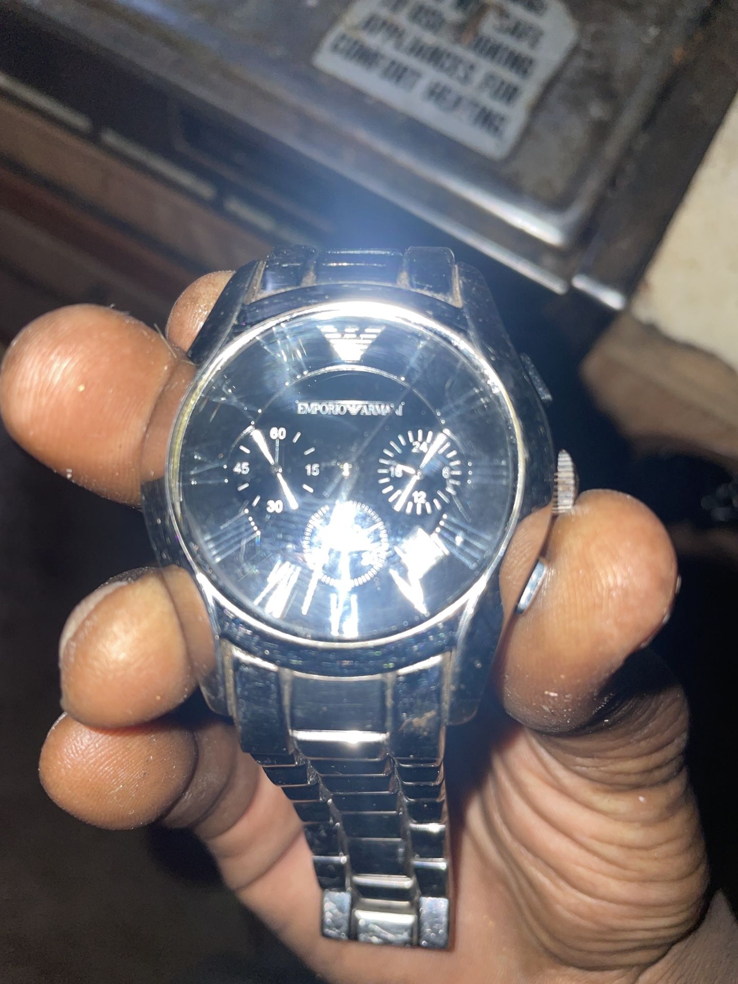 Emporio Armani men’s chronograph watch