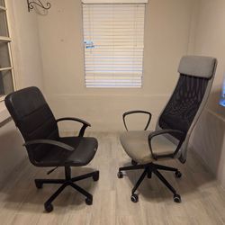 Grey ikea markus high back desk office computer chair