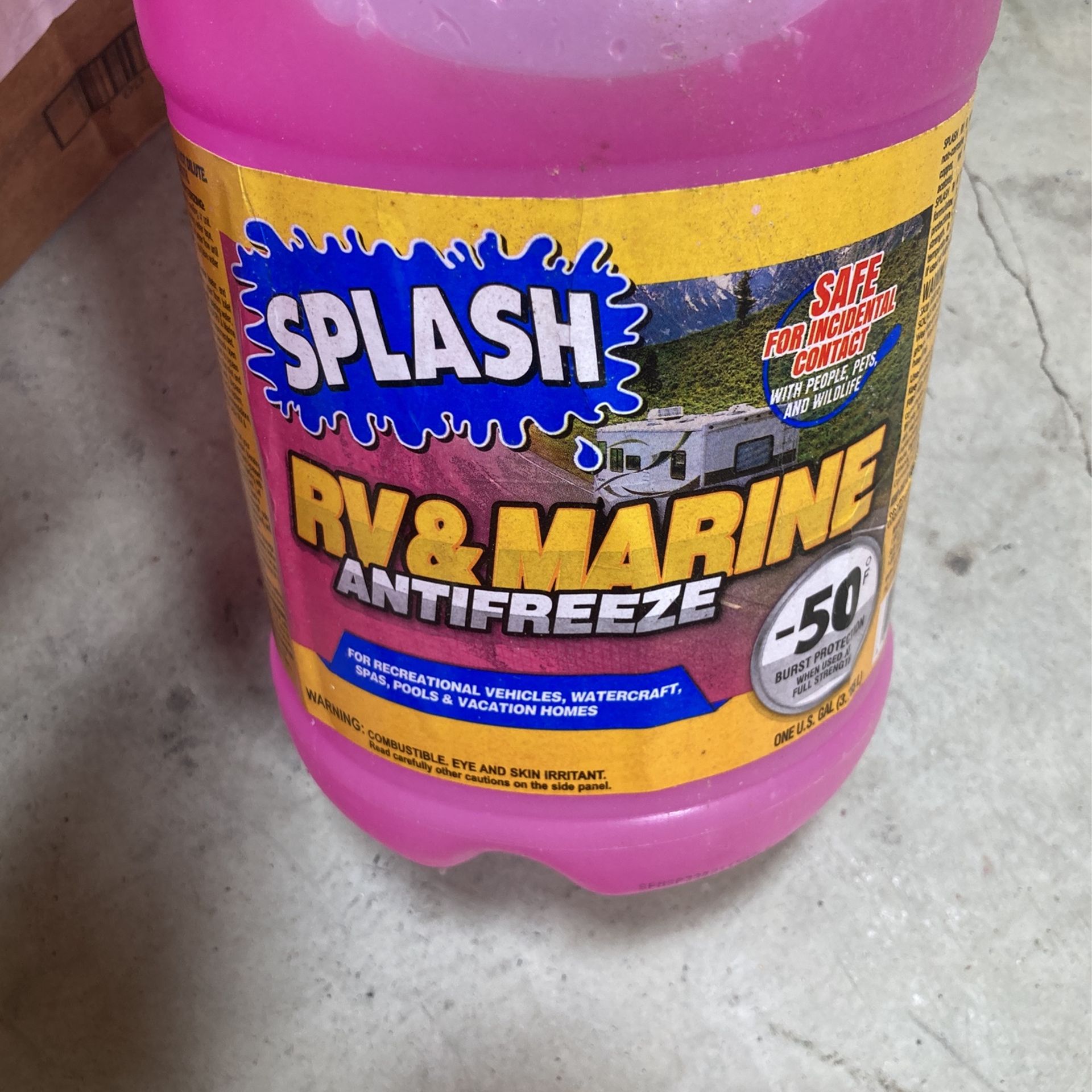 RV Antifreeze 5 Gallons New