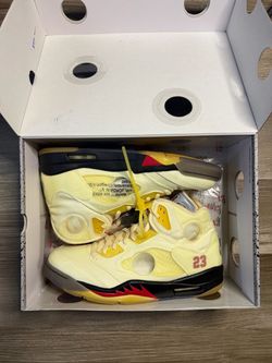 Jordan 5 Off White Sail Size 13