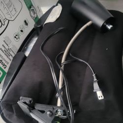 Lap Desk Computer Tray Adjustable With Lamp Like New 