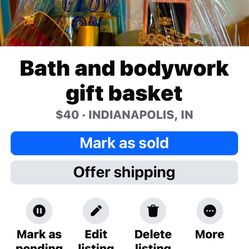 Bath And Bodywork’s Gift Basket 