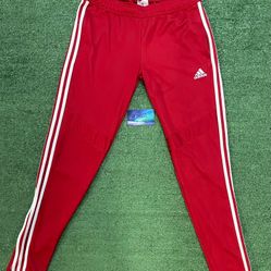 Adidas Red track pants