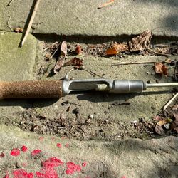 Vintage Rare!! Steel Fishing Rod Bish Rod Detroit Michigan