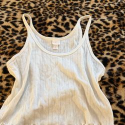 White tank top