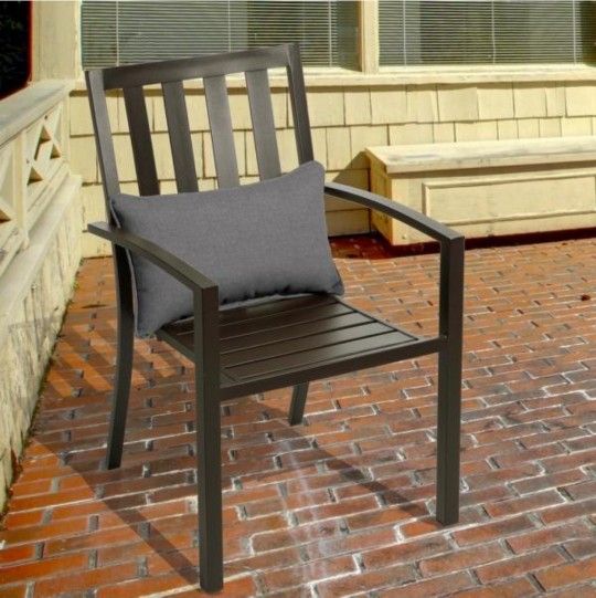 Home Decorators Collection Sunbrella Cast Slate Lumbar Outdoor Throw Pillow (2-Pack)