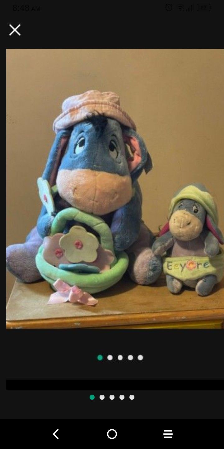 Disney Eeyore Plush Figures