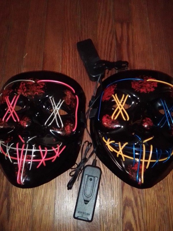 To Halloween LED Face Mask New