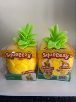 NEW Sunny Days Toymendous Squeezy Pineapple Tiktok Viral Sensory Squishy Toy