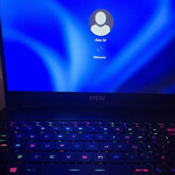 MSI Gaming Laptop RTX 2060 Like New Never used