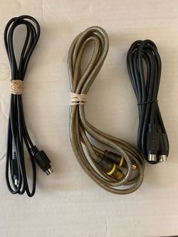 (3) - S - Video - Cables - $ 3 - Each Or All 3 - For $ 6