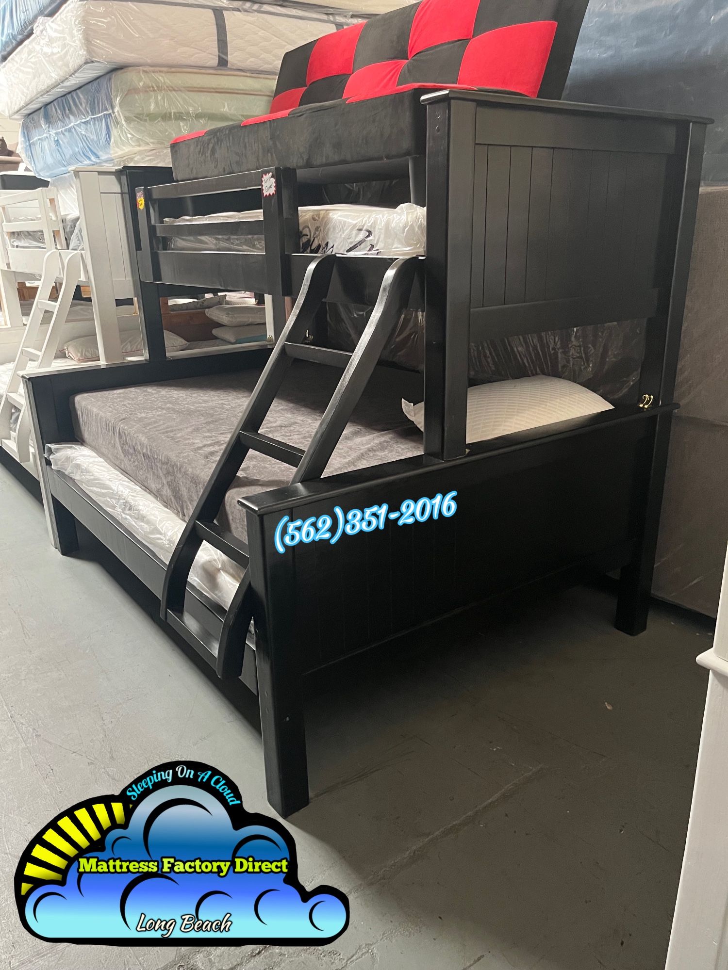 Twin Full Pine Bunk Beds 🪵