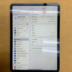 Apple iPad Pro 11 Inch 2nd Generation Tablet E-reader Tab 256 GB Memory Storage Touchscreen Wifi Bluetooth Camera Cam Flash Magnetic USB-C