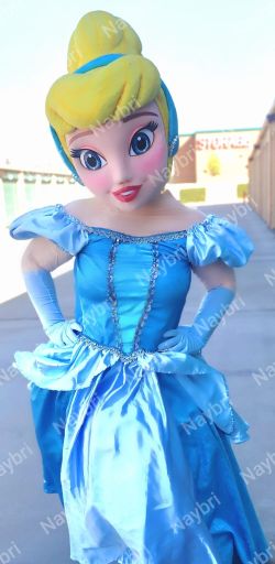 Cinderella Mascot Costume Birthday Halloween