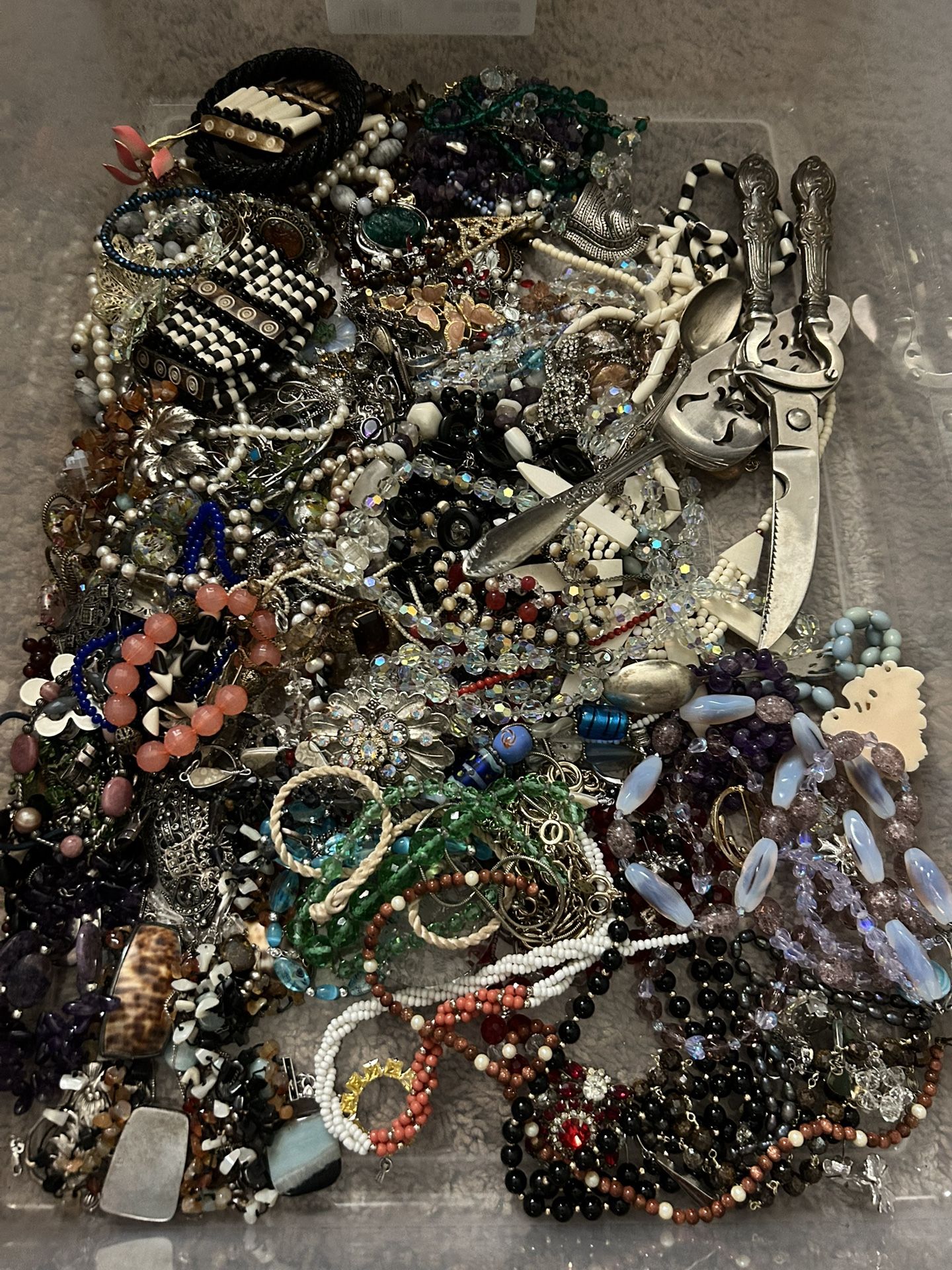 Vintage And 925 Silver Jewelry Lot
