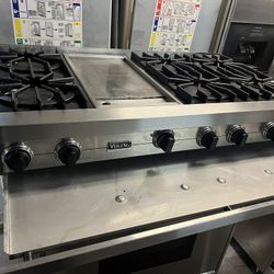 Viking Gas Range Top 48” Professional 2yr Warranty