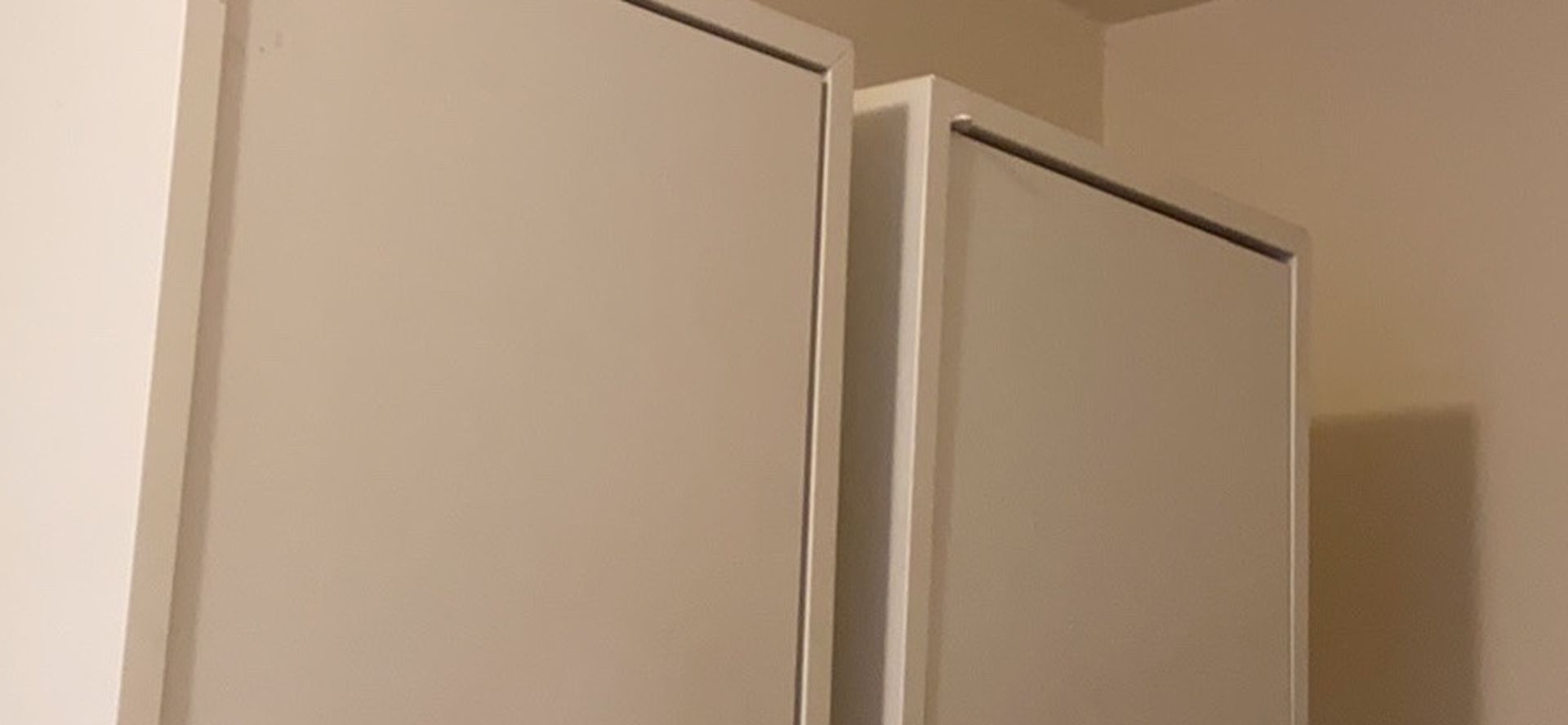 Floating Shelves With Door And Hardware IKEA Storage