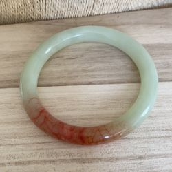 Natural Jade Bracelet Two Color Bracelet Jade Bracelet Jade Jewelry