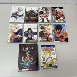 Lot of 10 Anime Books